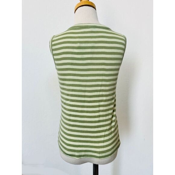 NEW kate quinn Girls 6 Organic Striped Sleeveless Knit Top - Picture 6 of 6